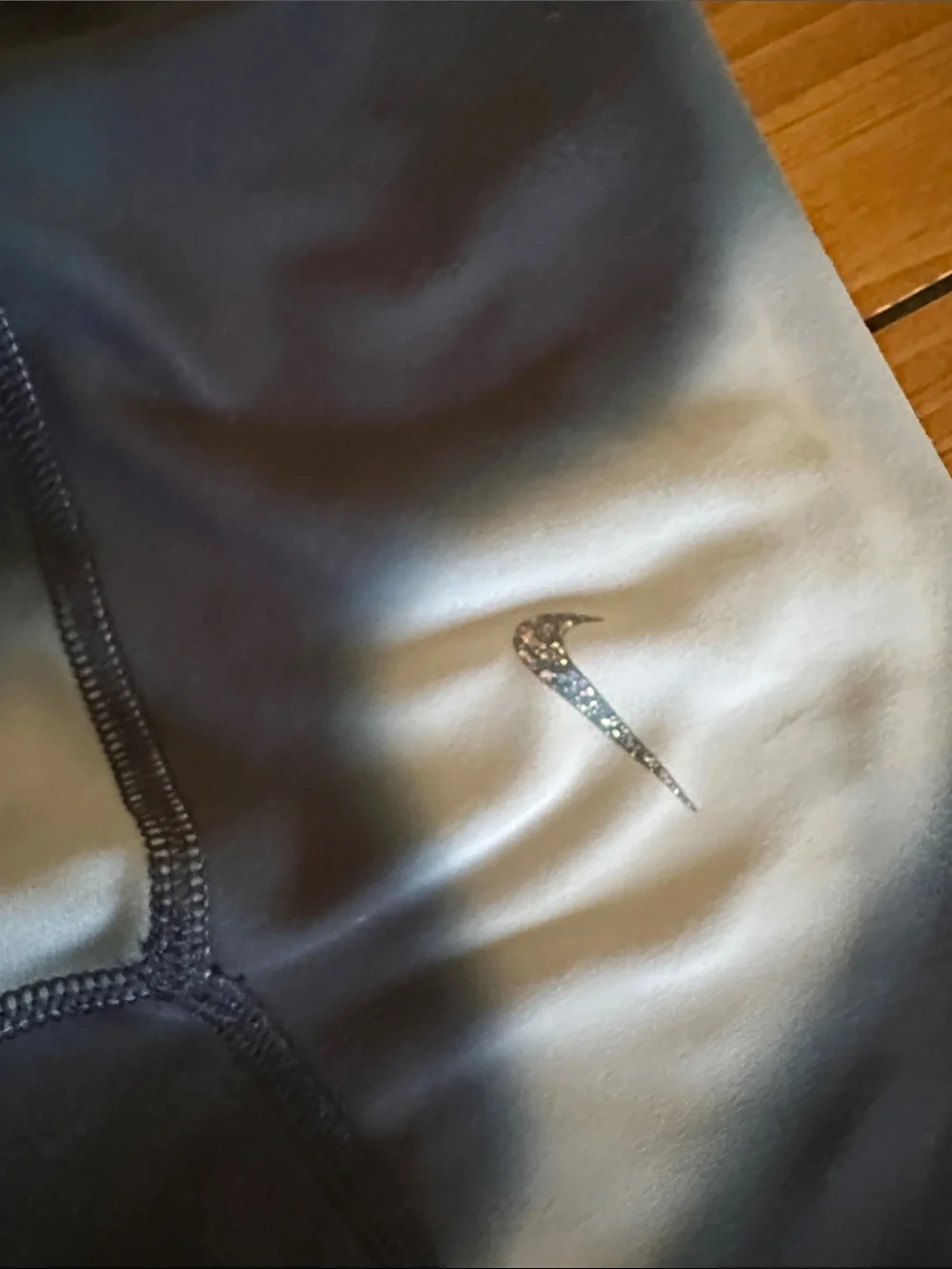 Nike Black & White Tie-Dye Leggings